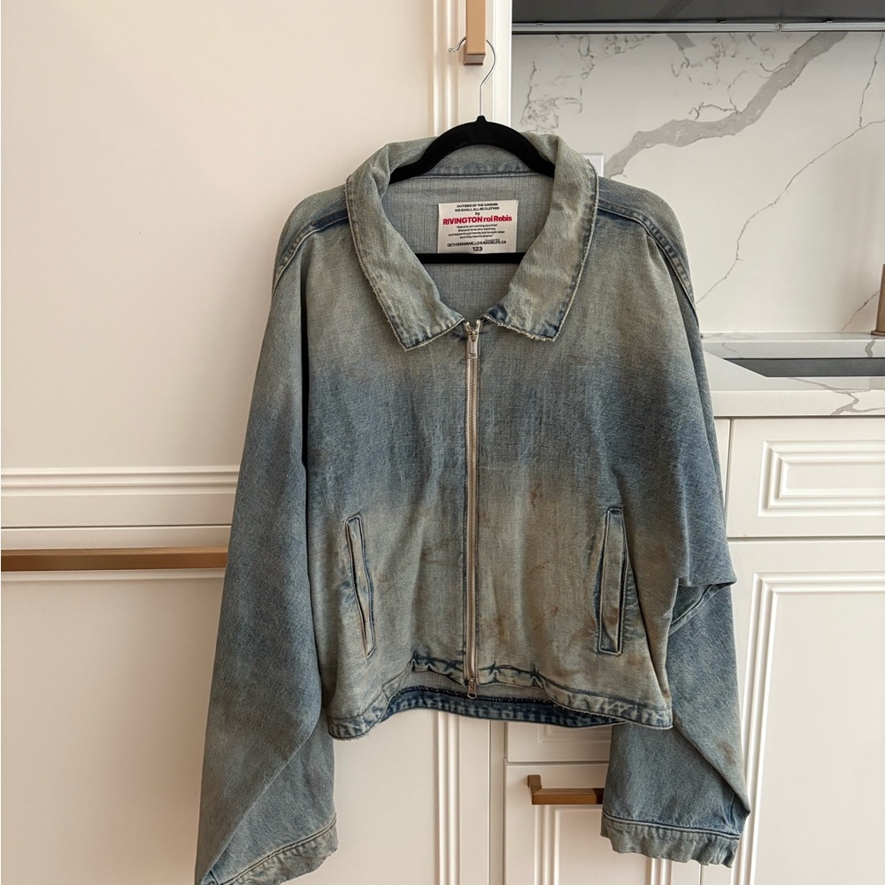 Denim Zip-Up Jacket